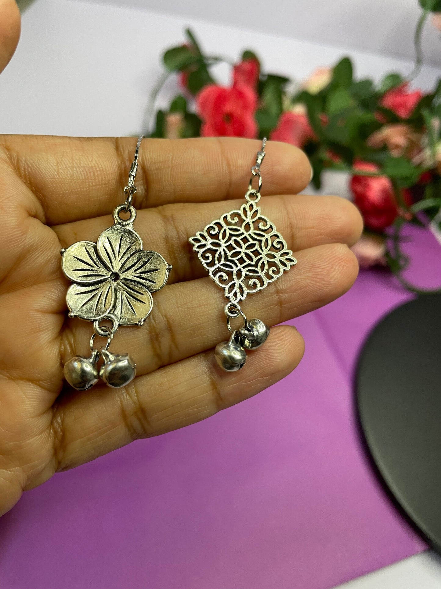 Oxidized Maang Tikka for Little Girls: Indian Head Jewelry