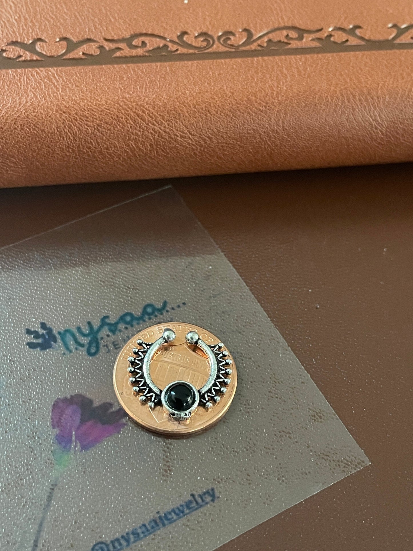 Traditional Septum ring | Oxidised fuli | Oxidised nose pins | nose press pins | nath | nathini | Maharashtrian Jewelry | Marathi jewelry
