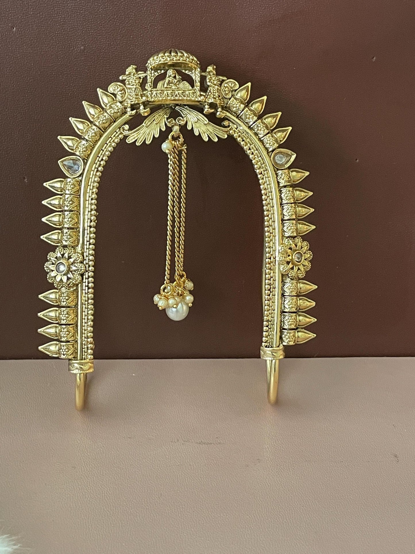 Baju band Armlet Arm band Indian jewlery Adjustable Vamki Gold plated