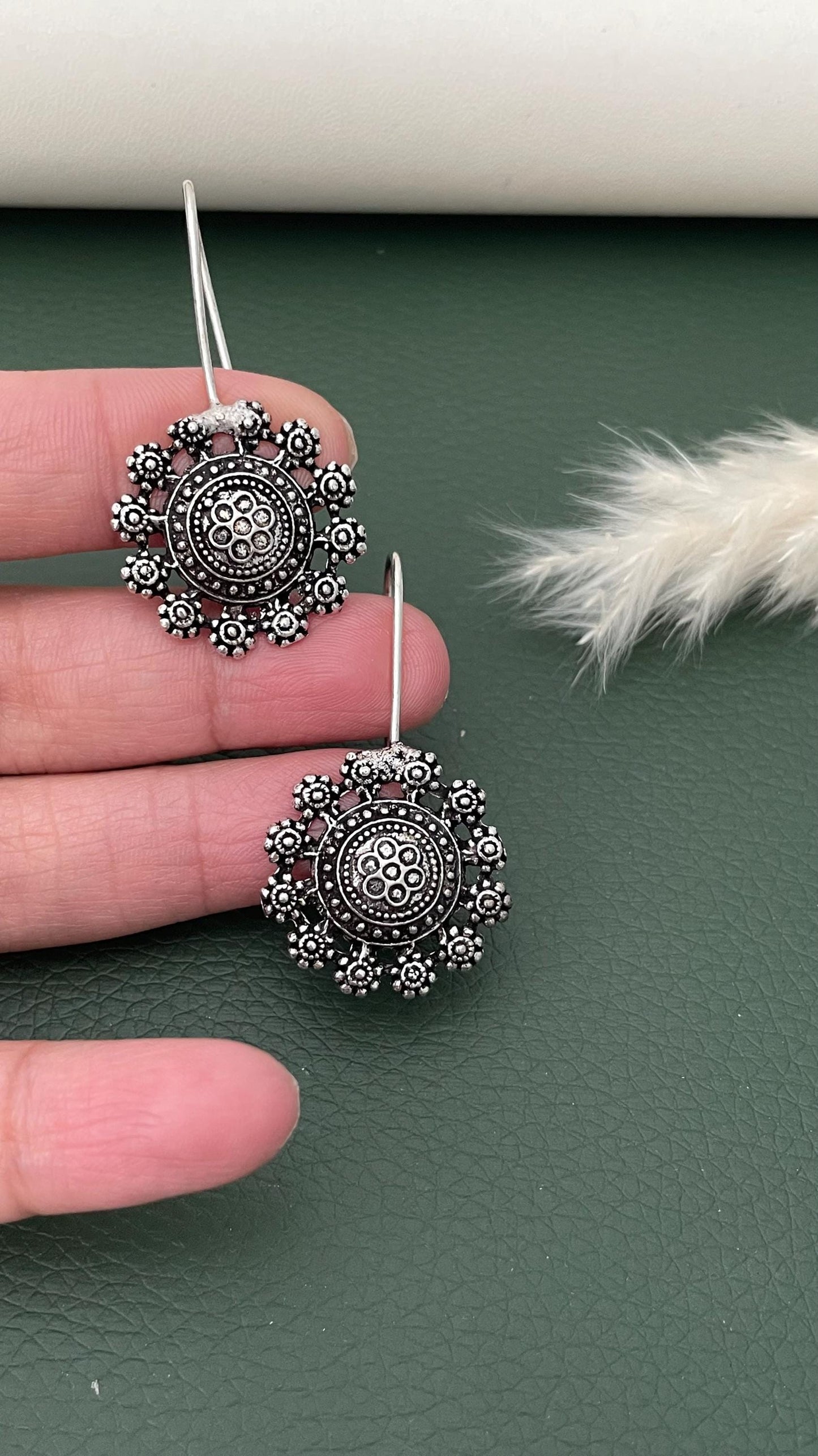 Oxidised small danglers | Oxidised bugadi earring| Indian trending jewelry