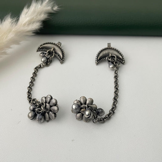 Oxidized chain earrings 3 designs available