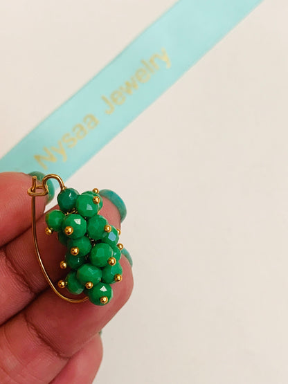 Gold Plated Pierced Nose Ring: Maharashtrian Nathini Jewelry