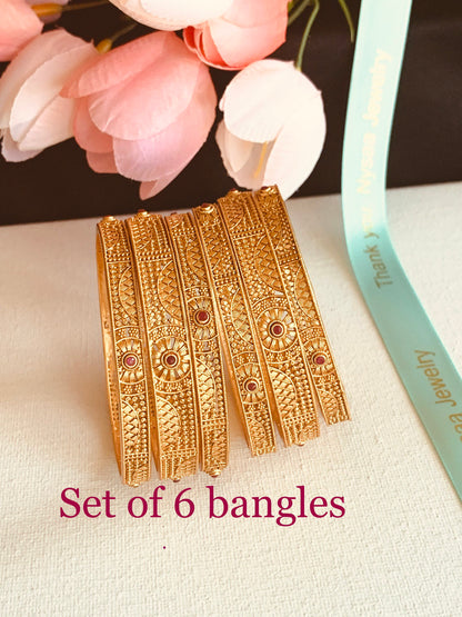Indian bangles / Gold plated bangles / lightweight bangles / yellow bangles / trendy bangles / Bollywood jewelry
