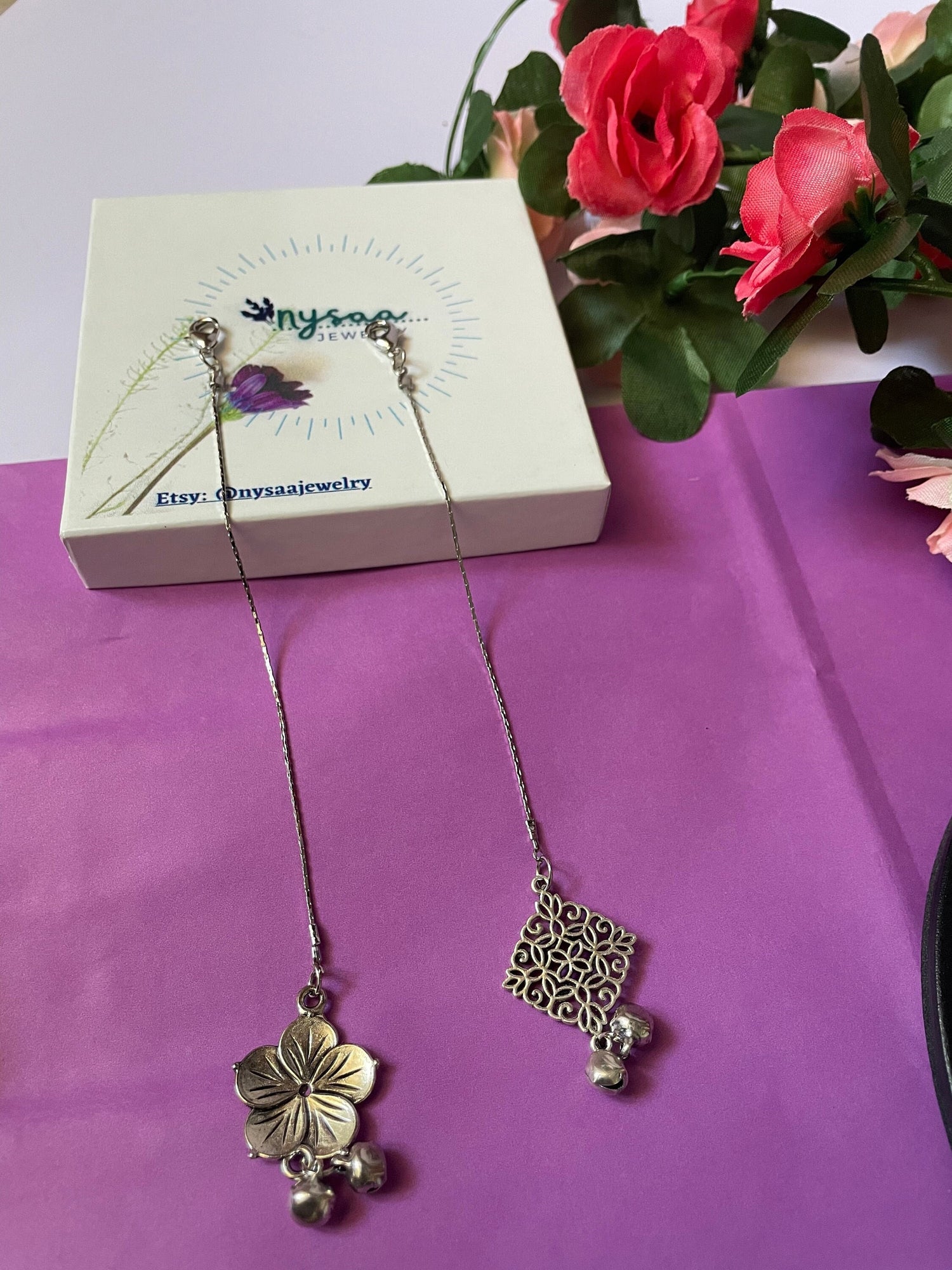 Oxidized Maang Tikka for Little Girls: Indian Head Jewelry