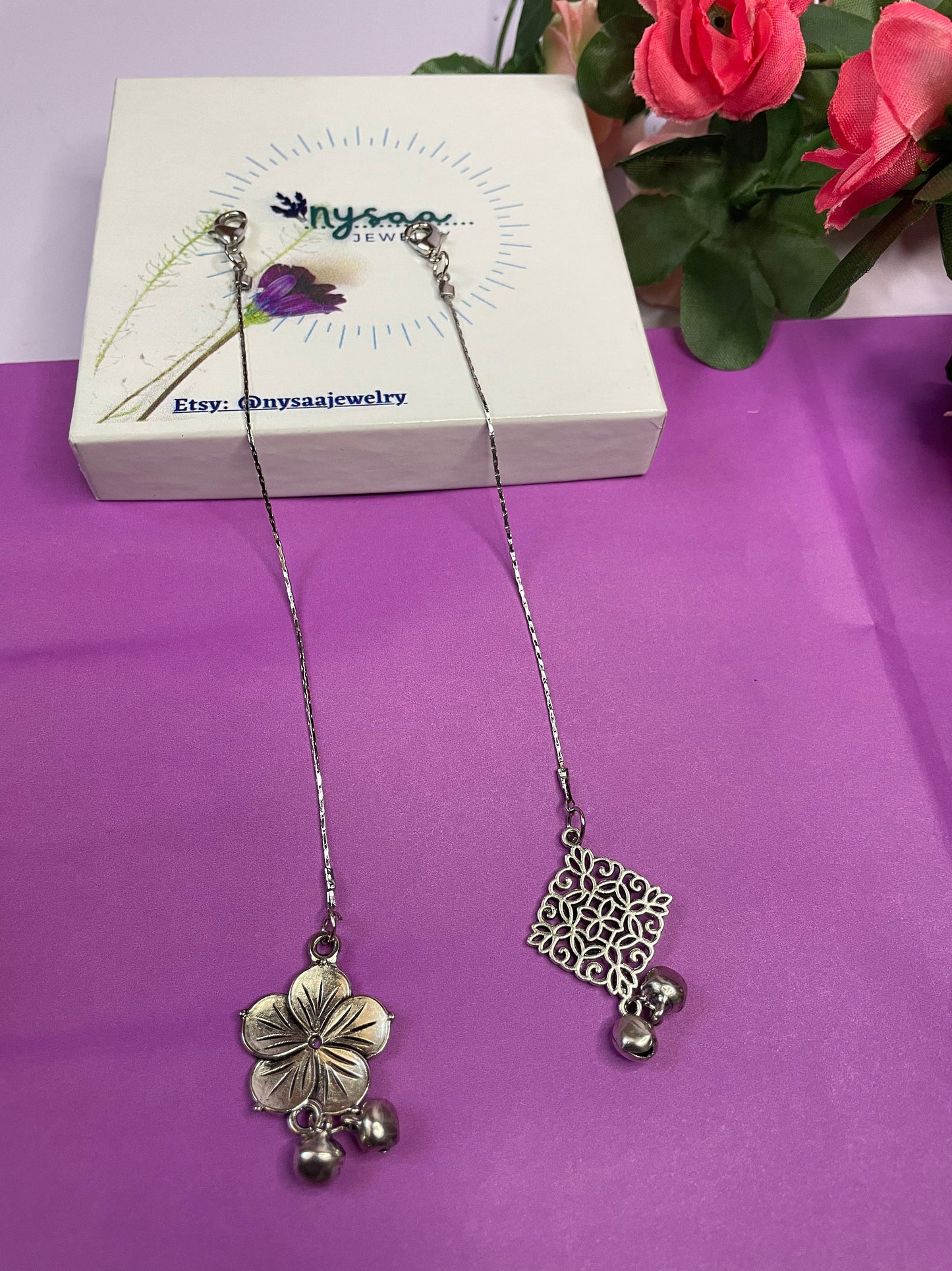 Oxidized Maang Tikka for Little Girls: Indian Head Jewelry