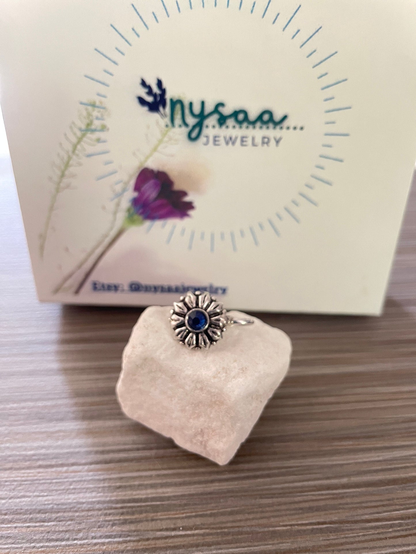 Oxidized Nose Pin: Marathi Nath Press Pin, No Piercing Needed