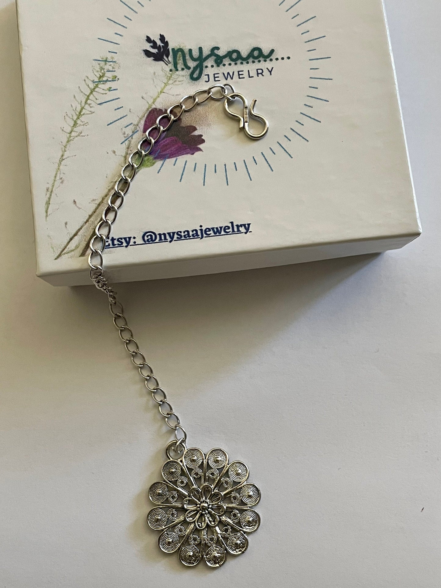 Oxidized Maang Tikka: Indian Head Jewelry