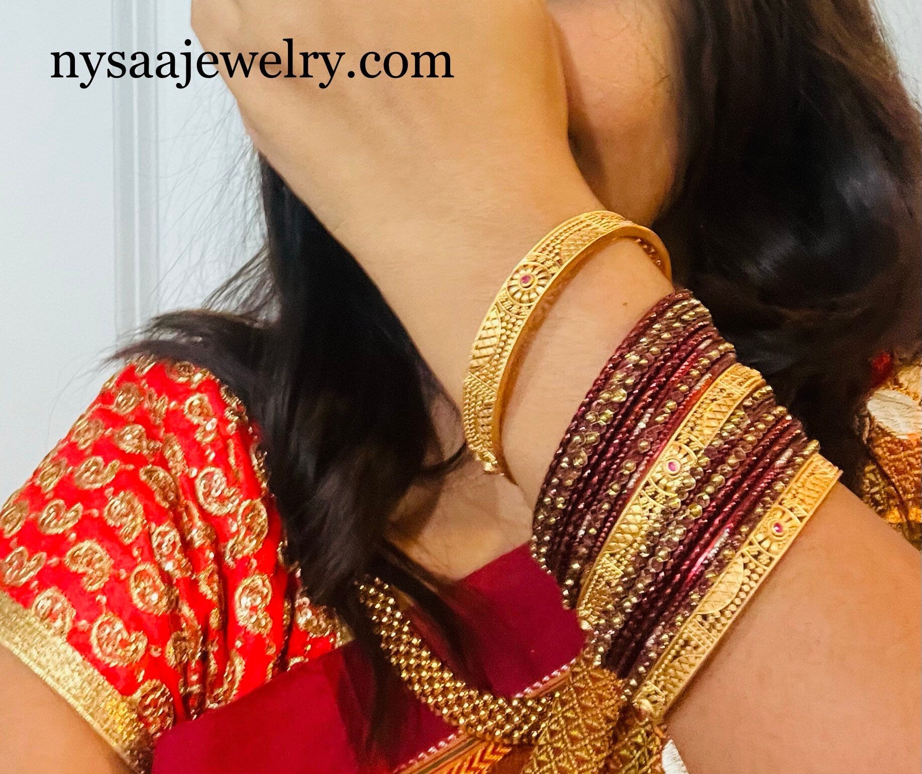 Indian bangles / Gold plated bangles / lightweight bangles / yellow bangles / trendy bangles / Bollywood jewelry