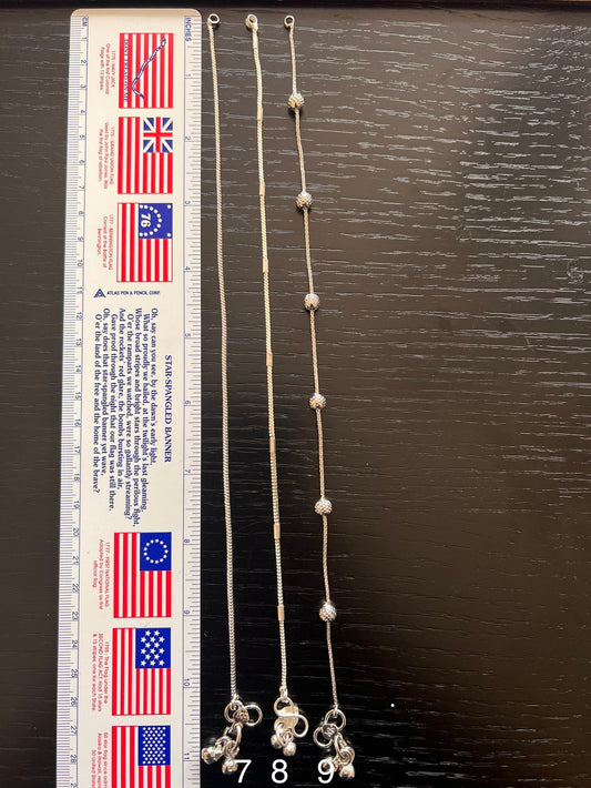 Gold Plated Anklets: Delicate Design Payal