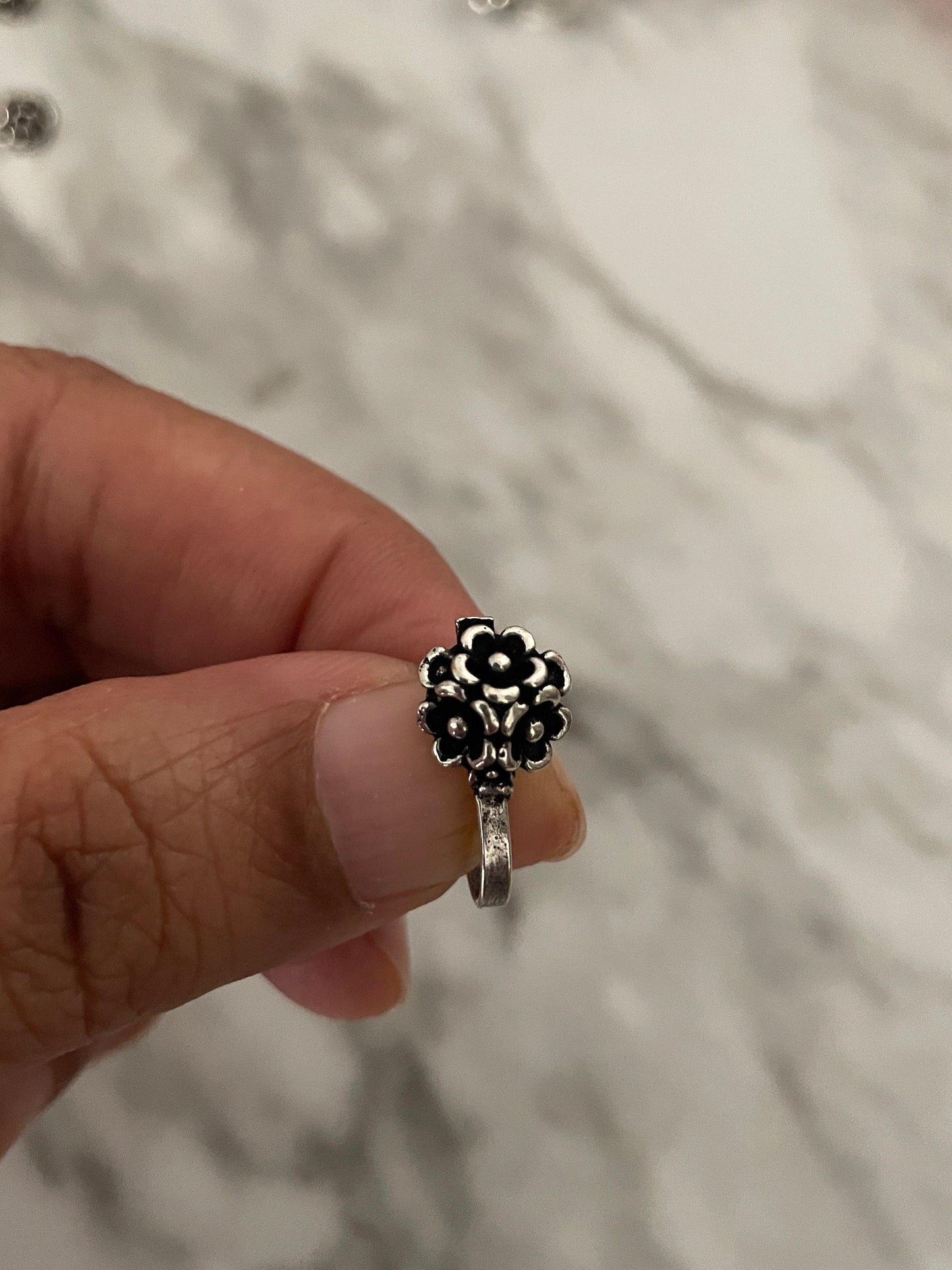 Oxidized nose pins | nose press pins | nath | nathini | Maharashtrian Jewelry | Marathi jewelry