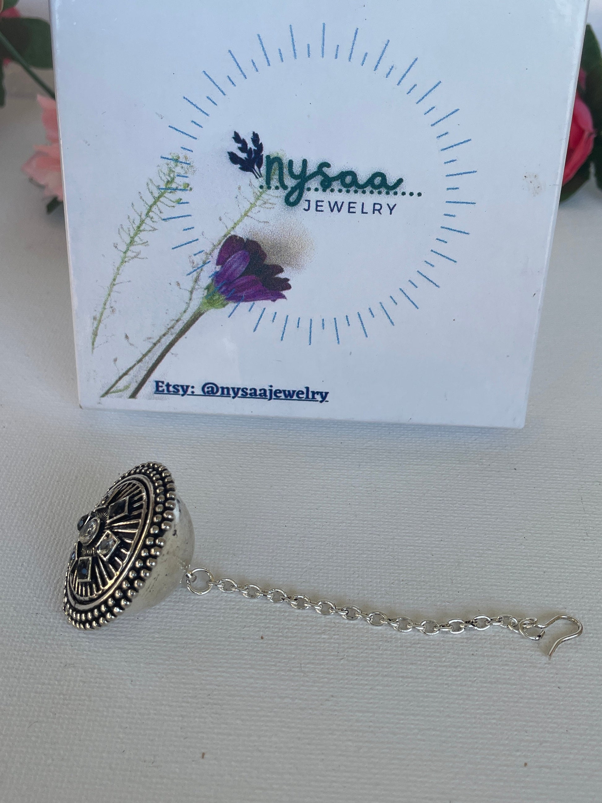 Restocked : Rajasthani Borla | Head bore | Oxidised borla | hair accessories | oxidized rajputi jewelry