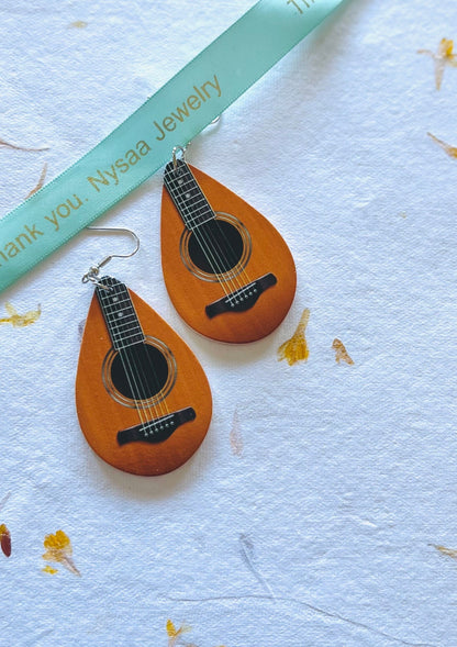 Ukulele Earrings: Lightweight Musical Instrument Jewelry gifts for teachers