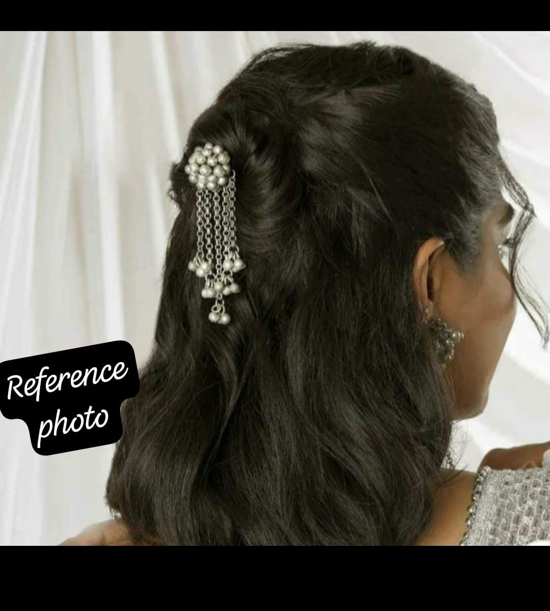 Oxidized Ghungroo Hair Pin: Bollywood Juda Accessory