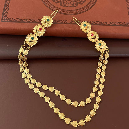 Gold Plated Wedding Hair Accessory with Pins