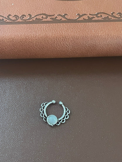 Traditional Septum ring | Oxidised fuli | Oxidised nose pins | nose press pins | nath | nathini | Maharashtrian Jewelry | Marathi jewelry