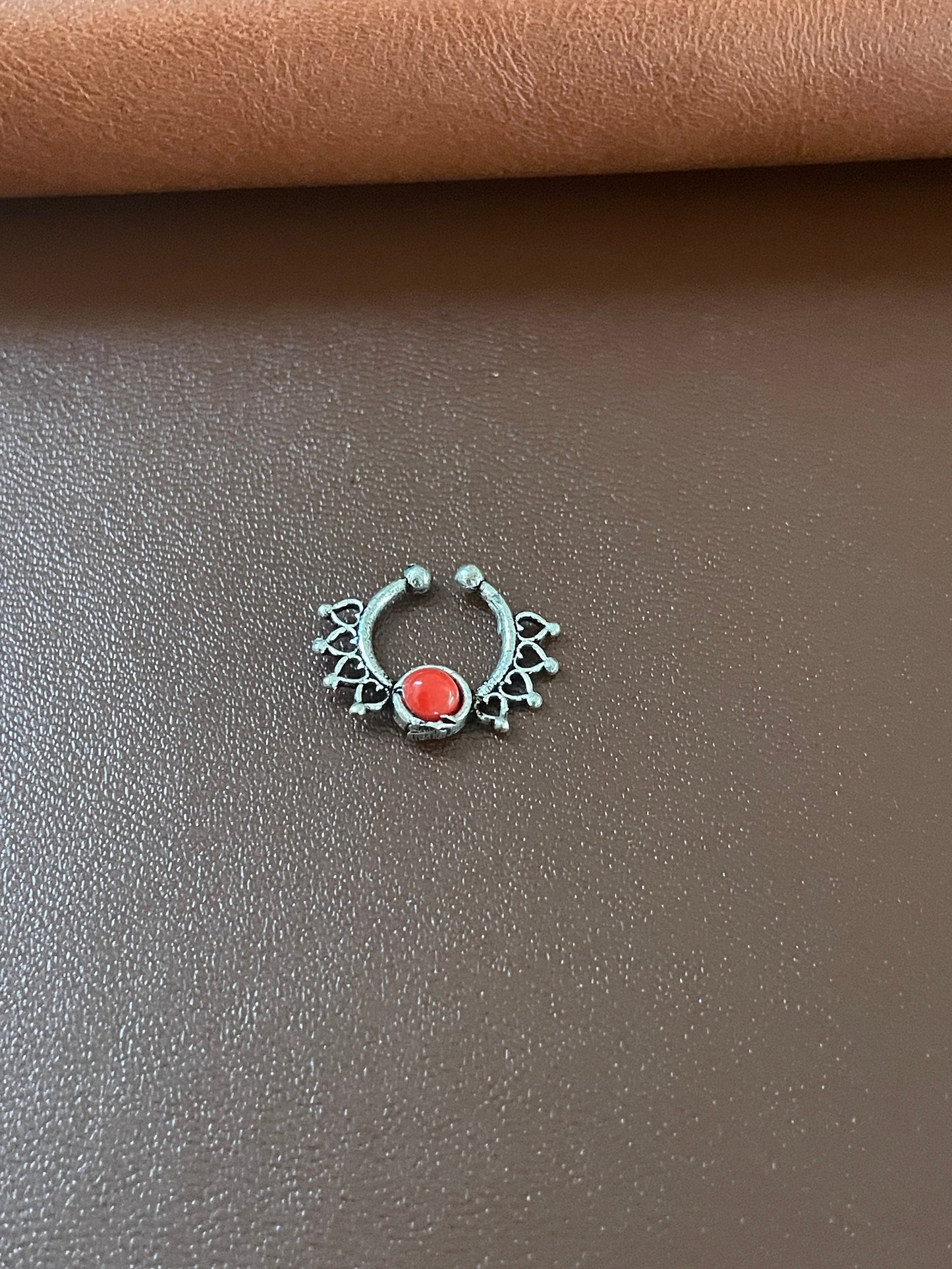 Traditional Septum ring | Oxidised fuli | Oxidised nose pins | nose press pins | nath | nathini | Maharashtrian Jewelry | Marathi jewelry
