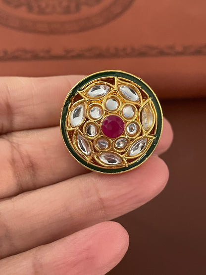 Rajasthani Borla | Head bore | Gold plated kundan borla | hair accessories | oxidized rajputi jewelry