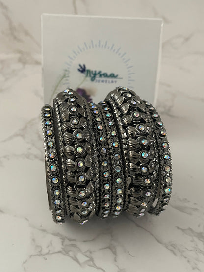 High quality Oxidised bangles | set of six Oxidised bangles