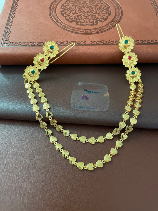 Gold Plated Wedding Hair Accessory with Pins