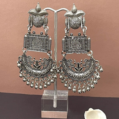 Oxidized Doli Earrings: Lightweight Indian Jewelry