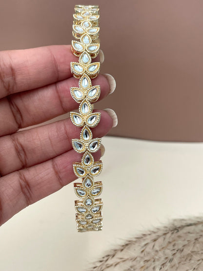 Kundan Bridal Hairband: Gold Plated Indian Jewelry