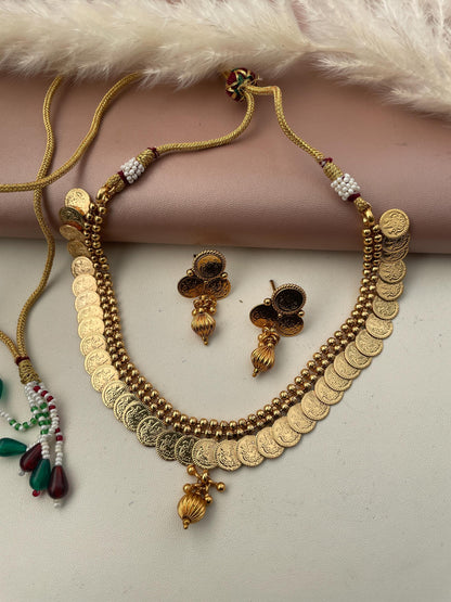 Maharashtrian Putali Haar Necklace: Traditional Coin Jewelry
