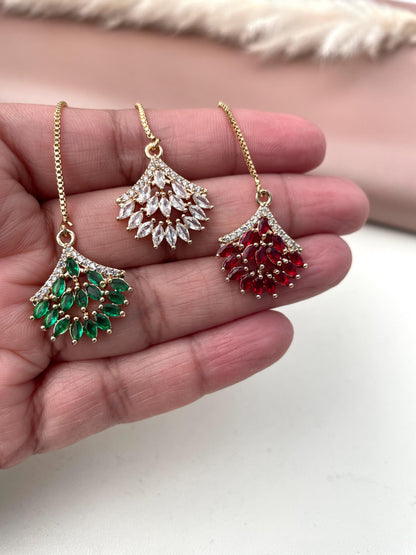 Gold plated AD maang tika for little girls | Gold plated bindi | oxidised maang tika | maang tikka | Indian head jewelry