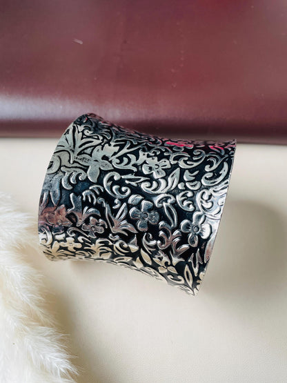 Gold Plated Cuff Bracelet: Royal Statement Jewelry