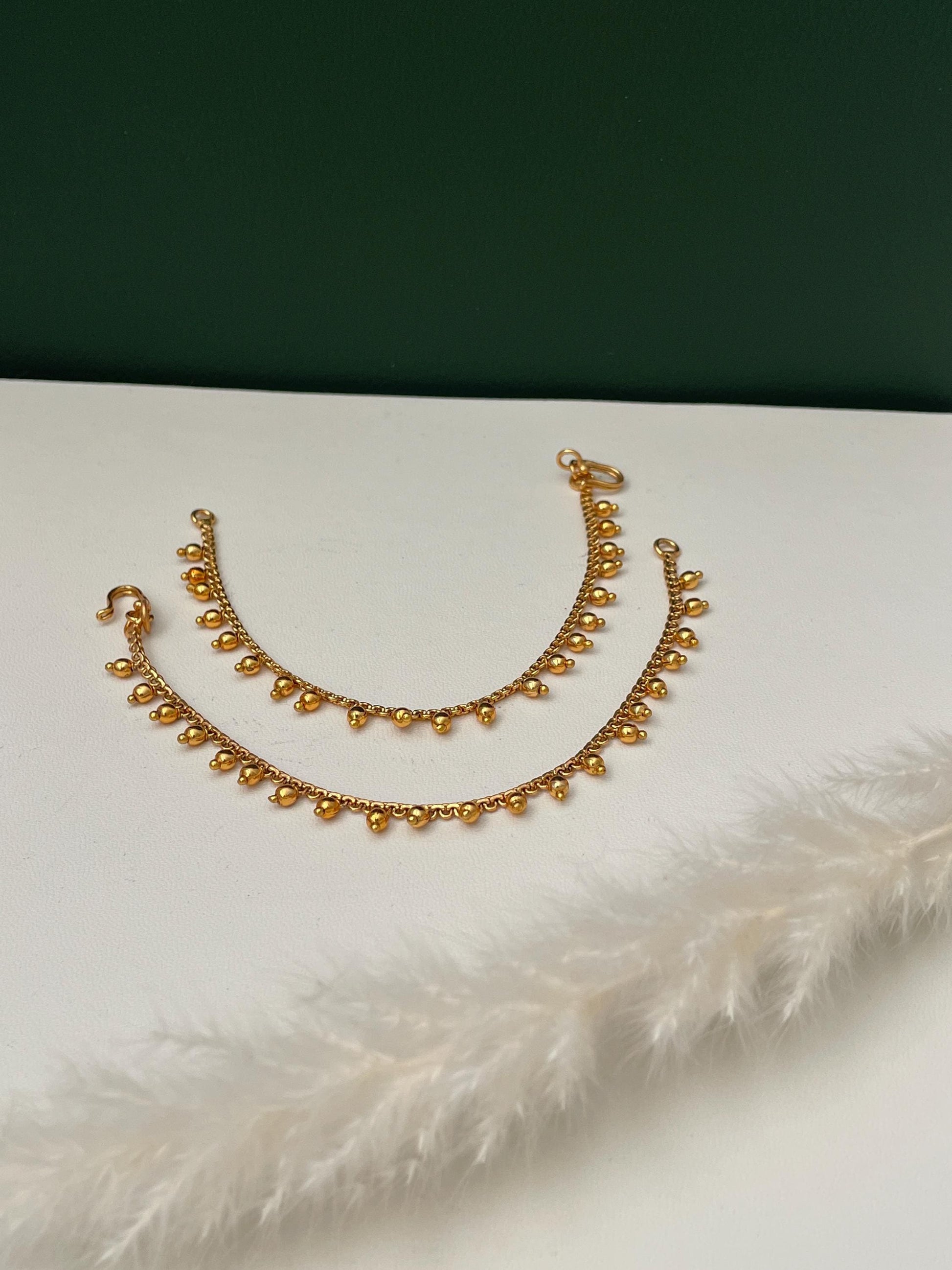 High Gold plated ear chain