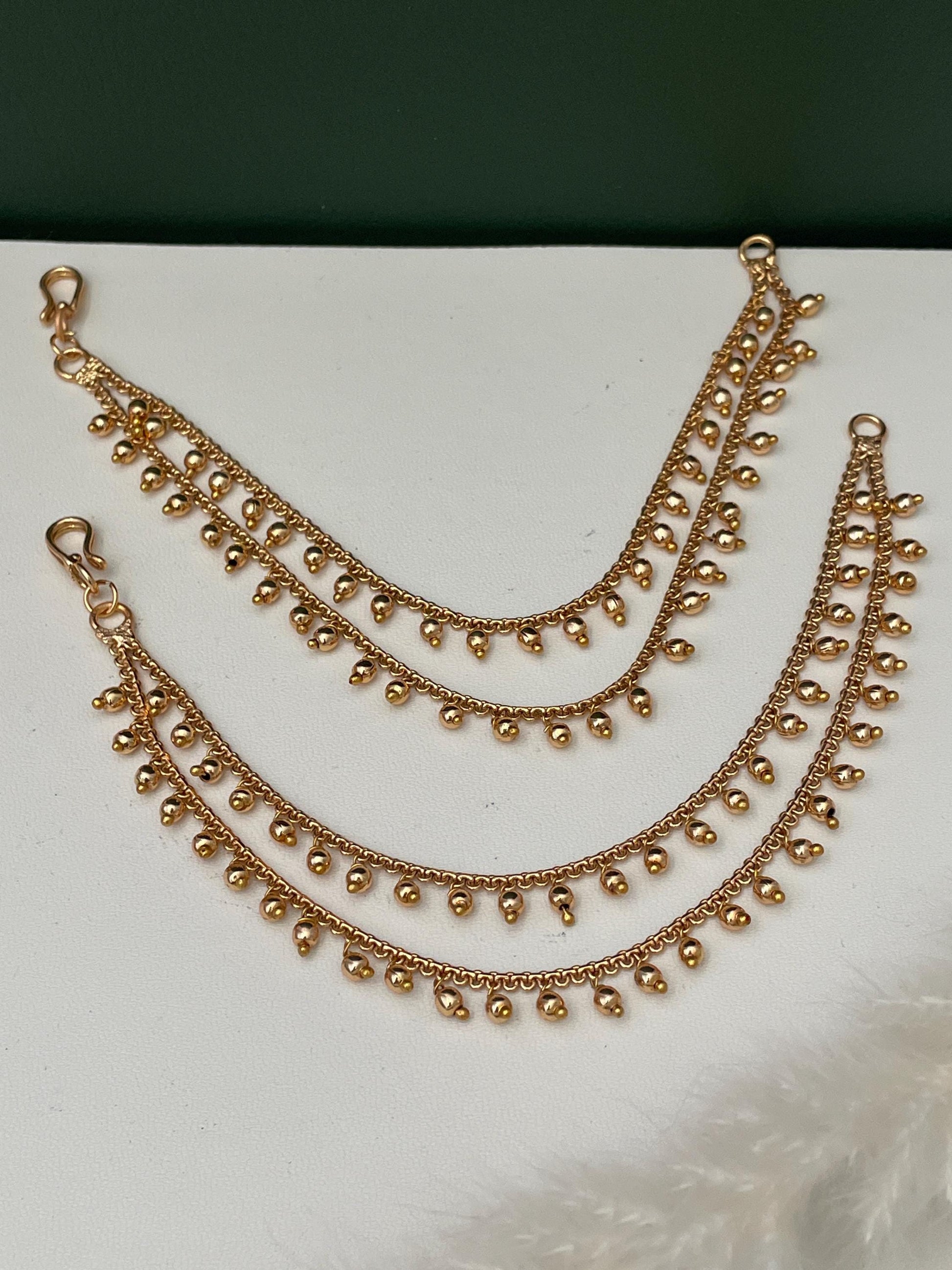 High Gold plated ear chain