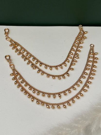 High Gold plated ear chain