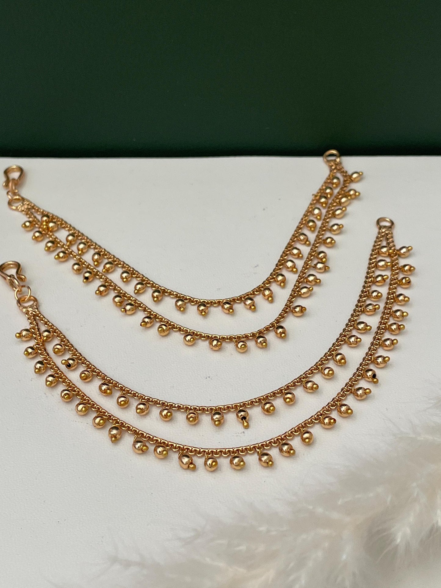 High Gold plated ear chain