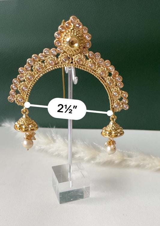 Antique gold plated khopa juda hair accessory