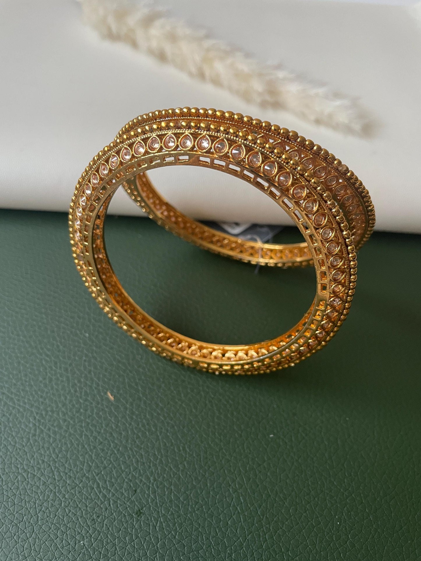 LCT gold plated tode maharashtrian bangles kada bangle