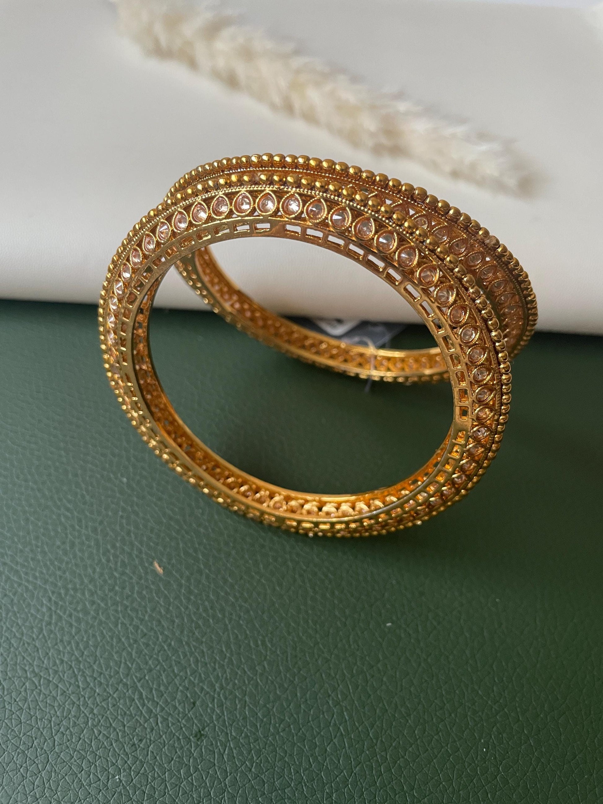 LCT gold plated tode maharashtrian bangles kada bangle