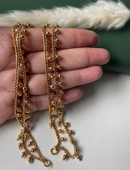High Gold plated ear chain