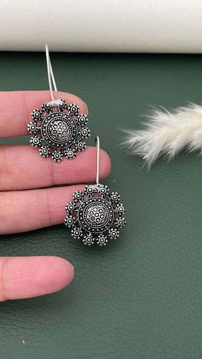 Oxidised small danglers | Oxidised bugadi earring| Indian trending jewelry
