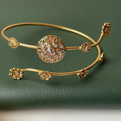 Baju band Armlet Arm band Indian jewlery Adjustable Vamki Gold plated