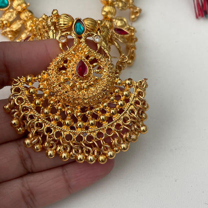 21 Paan Kolhapuri Saaj Necklace: Marathi Bridal Jewelry