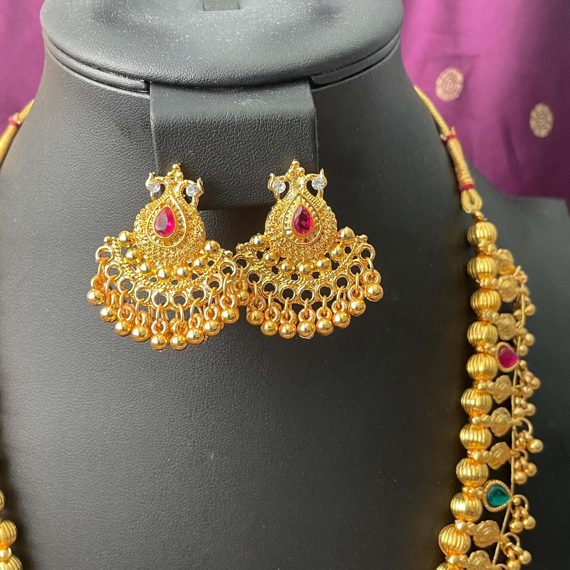 21 Paan Kolhapuri Saaj Necklace: Marathi Bridal Jewelry