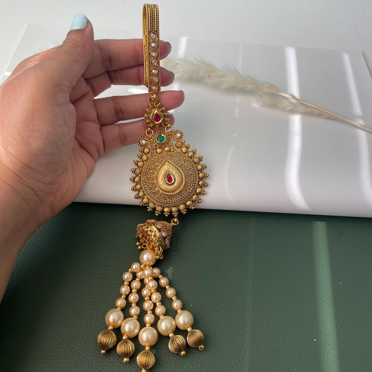 Gold Plated Challa Jhuda key ring