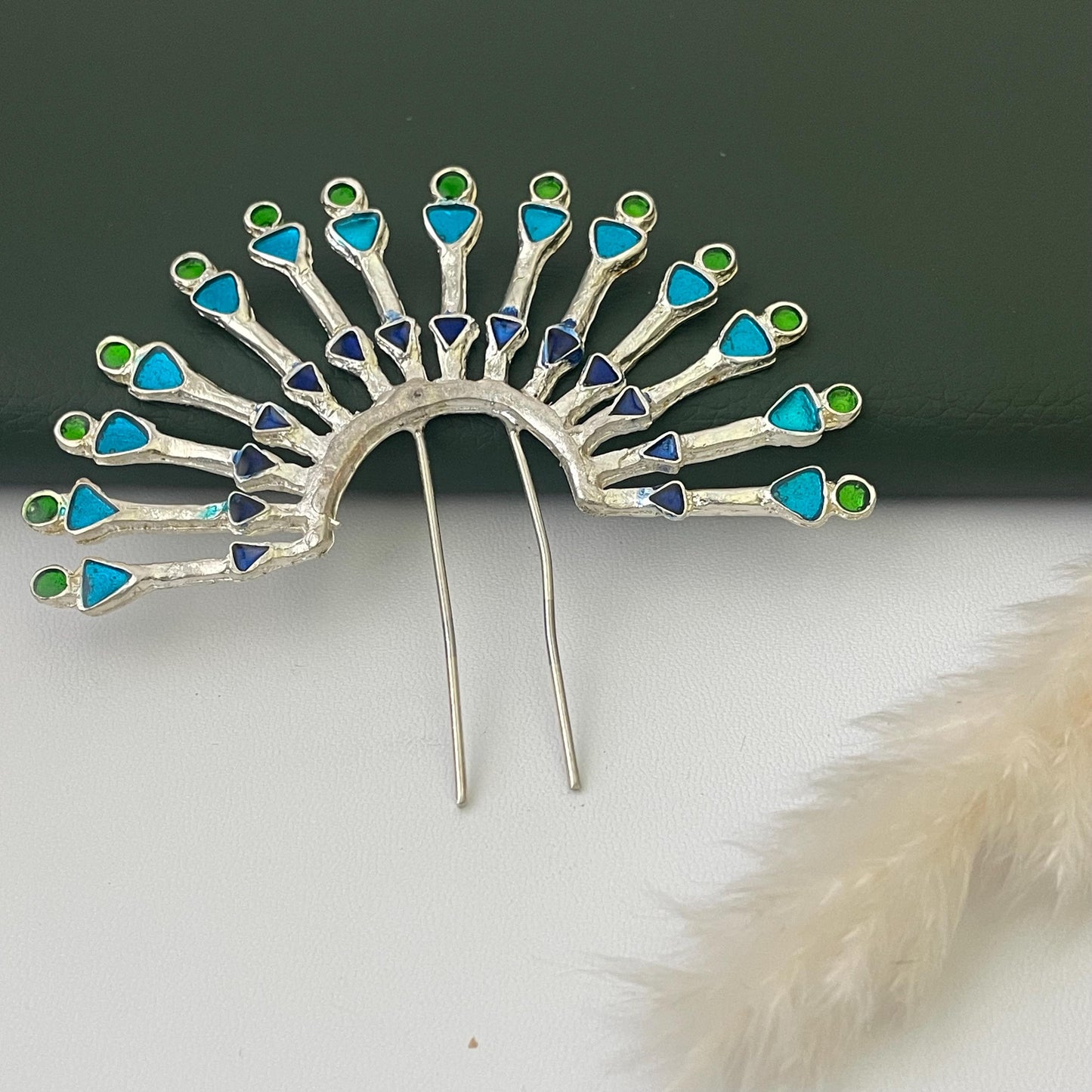 Oxidized Pearl Hair Bun Accessory: Maharashtrian Juda Khopa