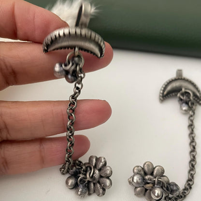 Oxidized chain earrings 3 designs available