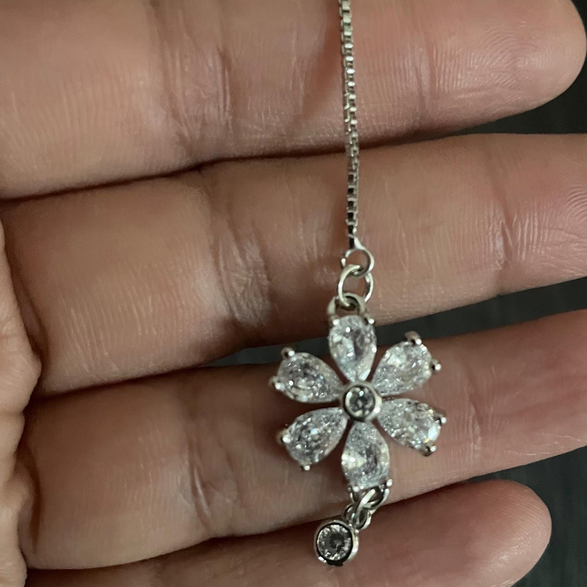 Gold Plated Cubic Zirconia Maang Tikka for Little Girls