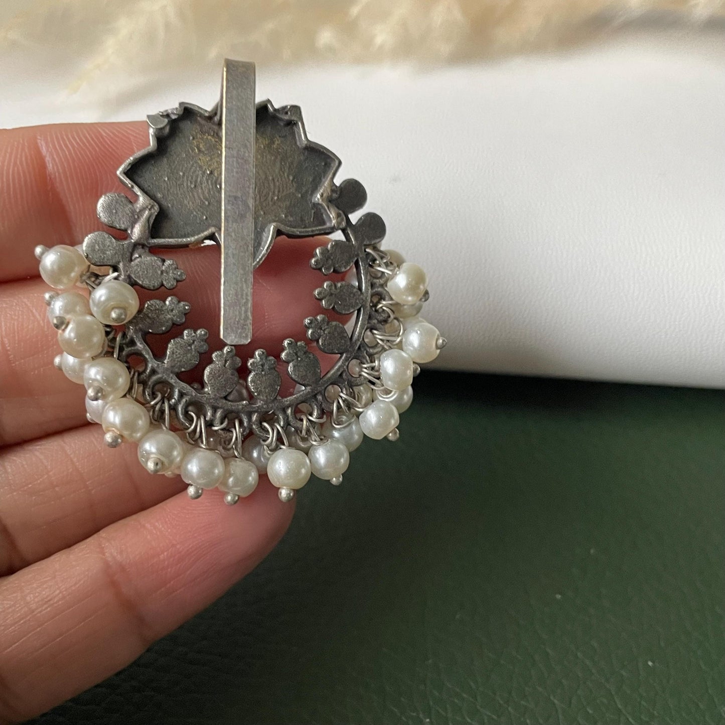 Oxidized Ghungroo Hair Pin: Bollywood Juda Accessory