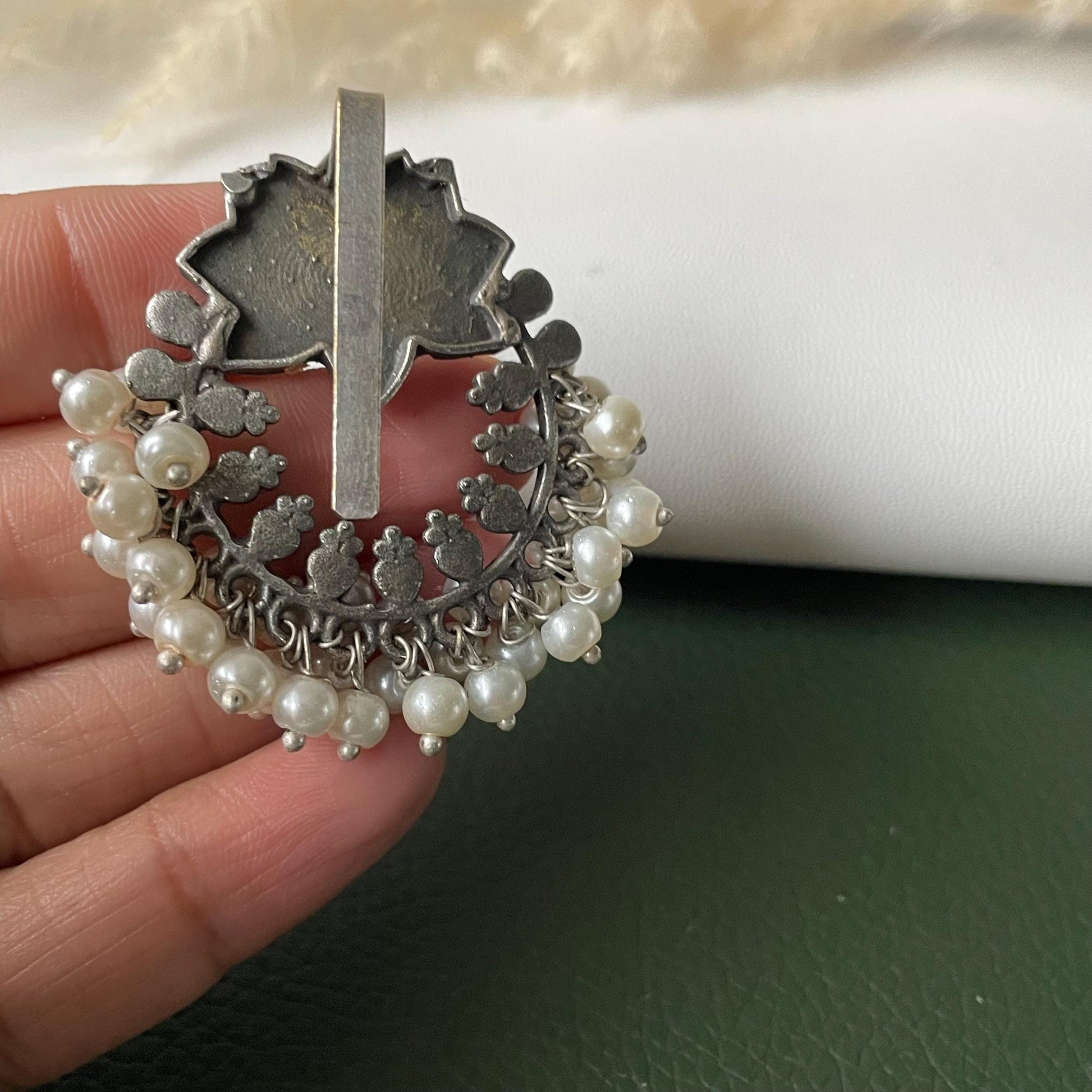 Oxidized Ghungroo Hair Pin: Bollywood Juda Accessory