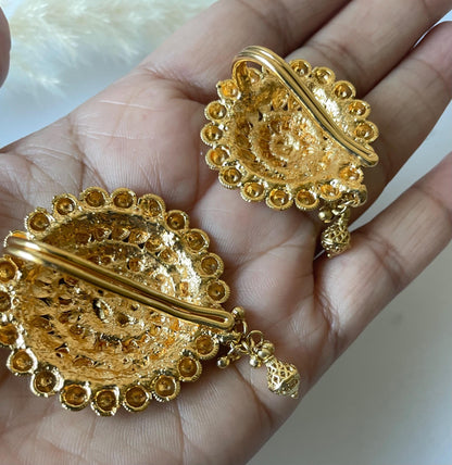 Gold plated Choti hair accessory hair brooch set of 9 pins