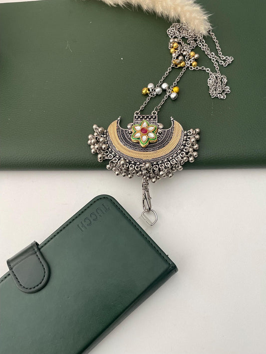 Trendy Dual tone or oxidized mobile lanyard or sling