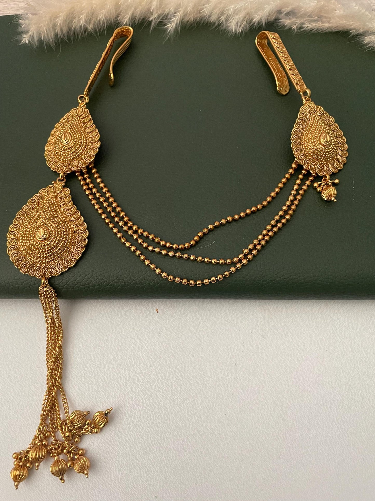 Gold Plated Challa Jhuda key ring
