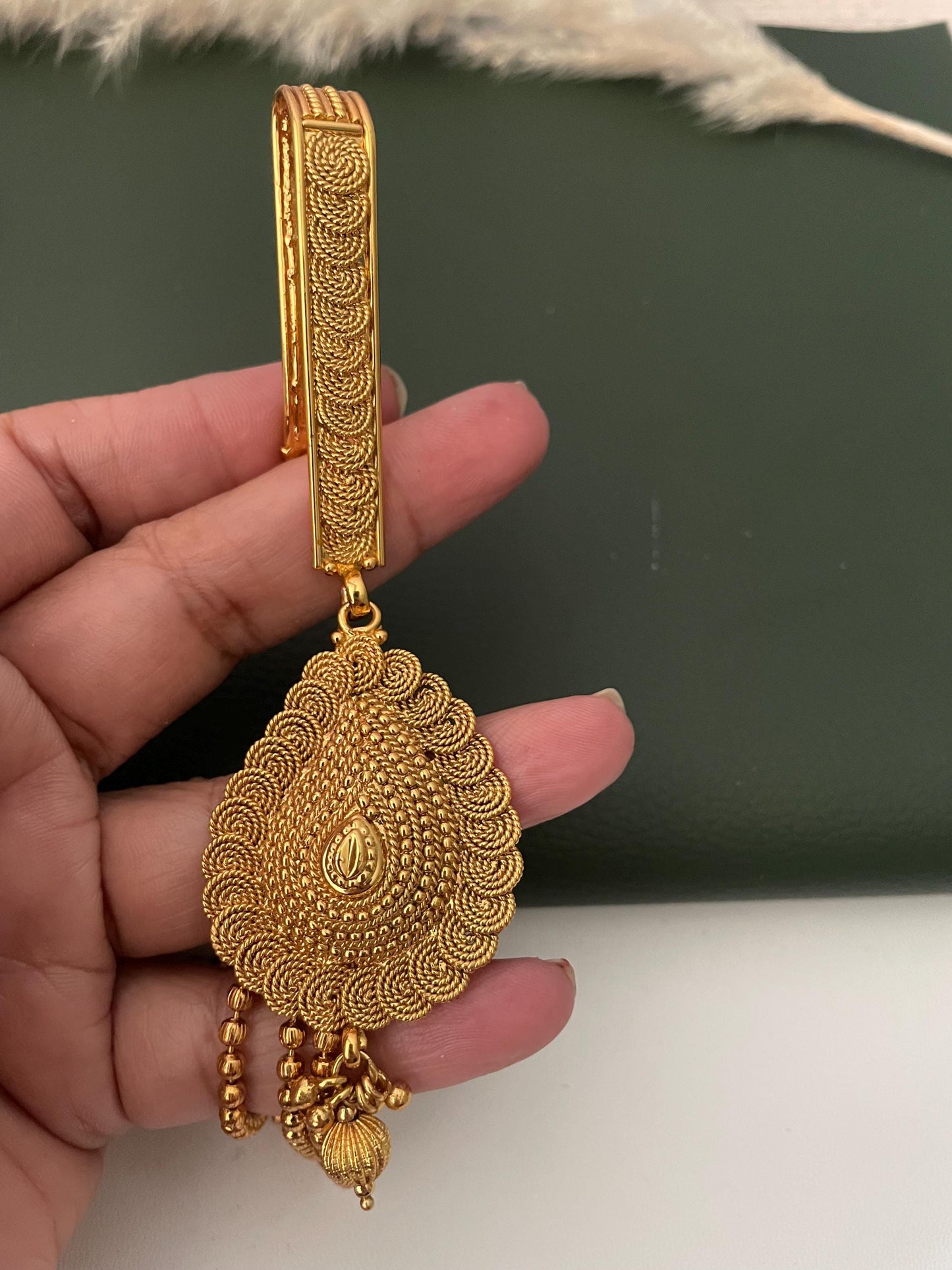 Gold Plated Challa Jhuda key ring